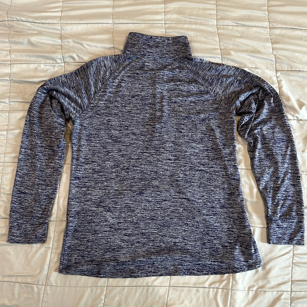 Under Armour Purple Heather Quarter-Zip Pullover Large - Picture 2 of 3